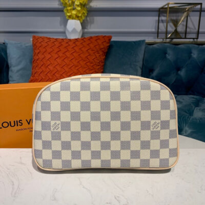 Replica Louis Vuitton Damier Azur Canvas Toiletry Bag 25 N41420